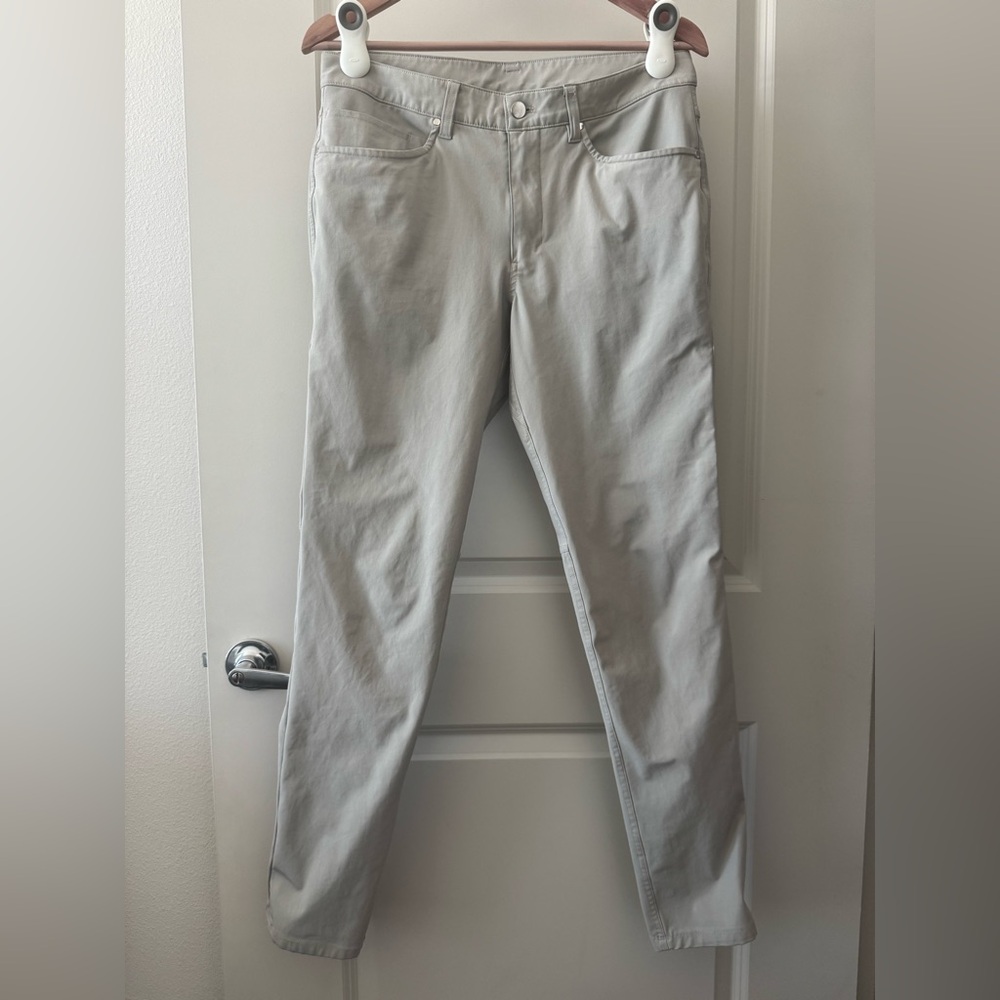 SOLD!  Lululemon ABC 5 Pocket Warpstreme Slim Pants - Tan 31x31